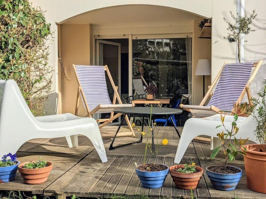 Charmant T2 Avec Jardin Proche Gare Rennes Kültér fotó