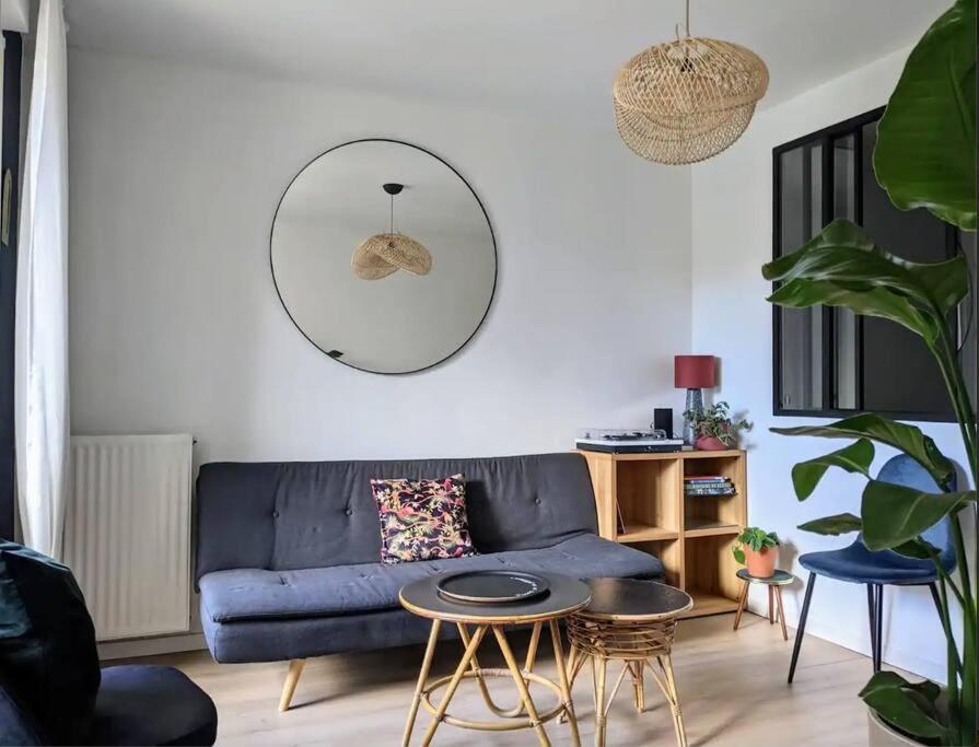 Charmant T2 Avec Jardin Proche Gare Rennes Kültér fotó